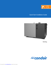 Condair Nortec GS 600 Quick Start Installation Manual