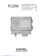 Conel FLOW SWITCHGEAR Operating Instructions Manual