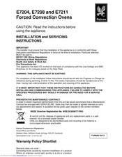 Falcon E7211 Trolley Installation And Servicing Instructions