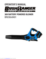 Bushranger BRU36v9401 Operator's Manual