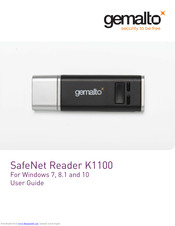 Gemalto K1100 User Manual