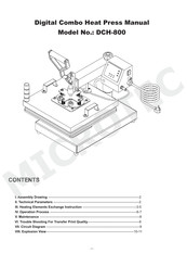 Microtec DCH-800 Assembly Manual