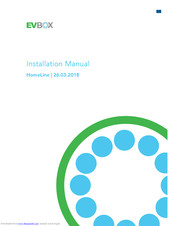 EVBOX HomeLine H132 Series Installation Manual