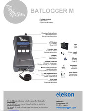 Elekon BATLOGGER A Short Manual