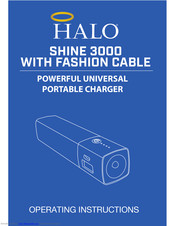Halo SHINE 3000 Operating Instructions Manual