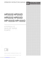 Equalizer HP550D Operator's Instruction Manual