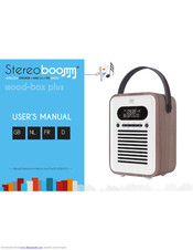 TE-Group Stereoboomm WOODBOX PLUS User Manual