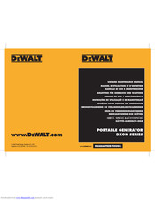 Dewalt DXGN Series Use And Maintenance Manual
