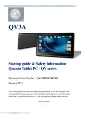 Quanta Group QV series Startup Manual