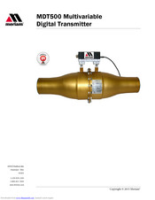 Meriam MDT500 User Manual