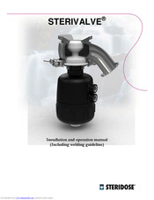 Steridose STERIVALVE 25 User's Installation And Operation Manual