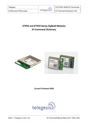 Telegesis ETRX3 Series Command Manual