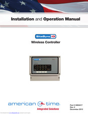 American Time SiteSync IQ Installation And Operation Manual