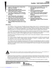 Texas Instruments PanelBus TFP503 Manual