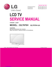 LG 32LT670H-UA Service Manual