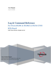 Tersus Precis-BX306 User Manual