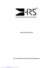 HRS RXR-1921-2V Manual