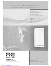 Austria Email EKH-S 150 Operating And Mounting Instructions Manual