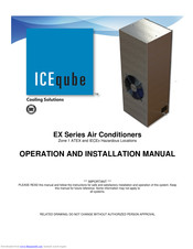 iceqube IQ6000EX Operation And Installation Manual