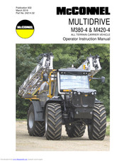 McConnel Multidrive M420-4 Operator's Instruction Manual