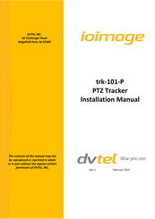 DVTEL TRK-101-P Installation Manual