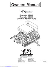 Duncan Renovator AS3500 Owner's Manual
