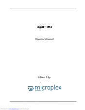 Microplex logiJET TM4 Operator's Manual