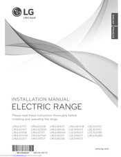 LG LRE6323SB Installation Manual