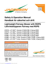 Jacobsen LF 550 67979 Safety & Operation Manual
