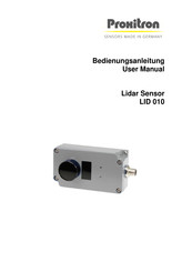Proxitron LID 010 User Manual