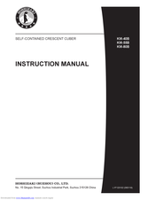 Hoshizaki KM-40B Instruction Manual