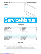 Haier LE24T900 Service Manual