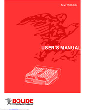 Bolide MVR9000SD User Manual
