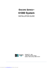 Dranetz Encore 61000 Installation Manual
