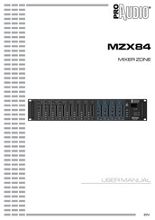 Music & Lights Pro Audio MZX84 User Manual