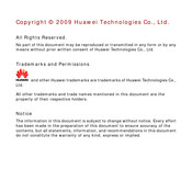 Huawei EC1260 Manual
