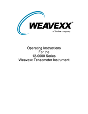 Weavexx Tensometer 12-0000 Series Operating Instructions Manual