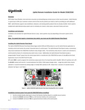 Uplink 2550 Installation Manual