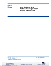 YOKOGAWA AQ6151B Getting Started Manual