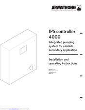 Armstrong IPS 4000 Installation And Operating Instructions Manual