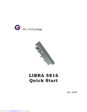 GIL Technology LIBRA 5816 BS Quick Start Manual