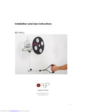 RSP Corporation RSP WALL Installation And User Instructions Manual