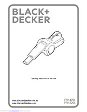 Black+Decker PV1420L Operating Instructions Manual