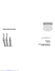 W&H PROXEO WP-64 M Instructions For Use Manual