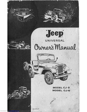 Jeep UNIVERSAL CJ-6 Owner's Manual