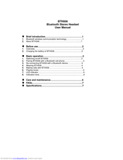 K-Mate BTH008 User Manual