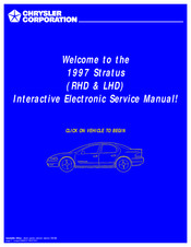 Chrysler Stratus RHD 1997 Interactive Electronic Service Manual