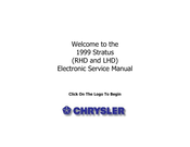 Chrysler Stratus LHD 1999 Electronic Service Manual