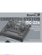GRAUPNER MC-22S Programming Manual