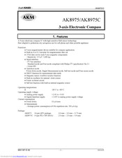 AsahiKASEI AK8975C Manual